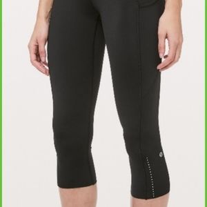 Lululemon Fast and Free Crop 19" Size 4